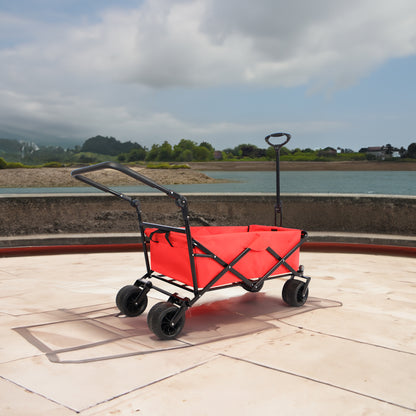 Utility Park Garden Cart Tool Customized Color Folding Camping Trolley Outdoor Picnic Beach Wagon