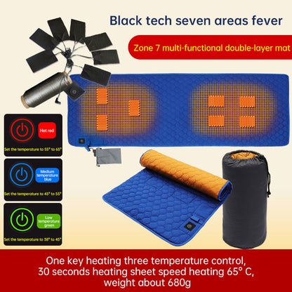 Winter Leg Warmers Foot Warmers Smart Heating Cold Proof Sleeping Bag Pad Outdoor Camping Portable Charging Heating Pad