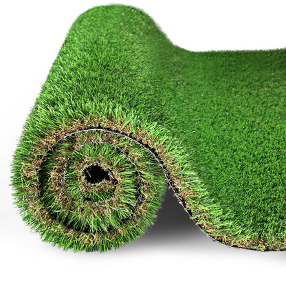 5FTX8FT outdoor artificial grass running blanket, thick and realistic fake grass roll with a pile height of 1.38 inches