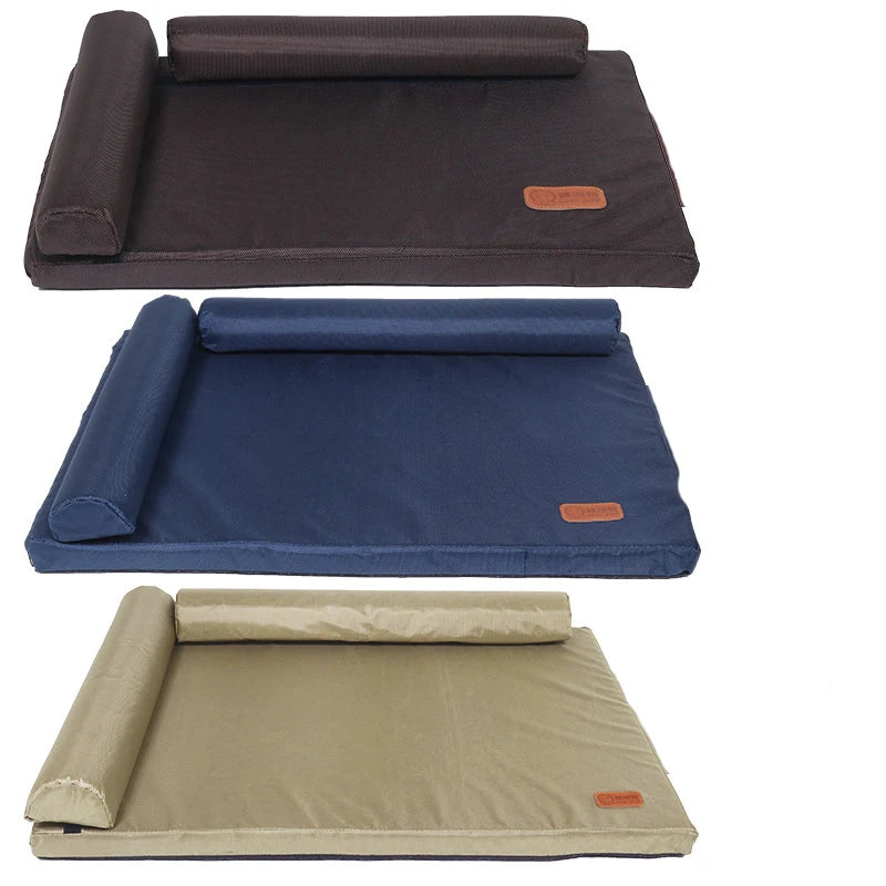 Pet Bed Mattress Dog Cat Cushion Waterproof Pad Soft Mat Removable Cover Pillow Kennel Dog Mat Pet Puppy Cushion Mat