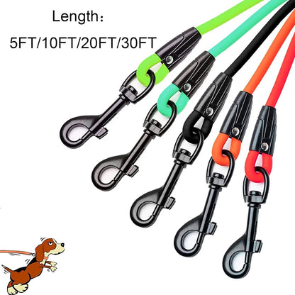 Dog Leash Long PVC Leashes Durable Training Recall Long Lead 1.5M 3M 6M 9M Great for Training Beach Yard Play