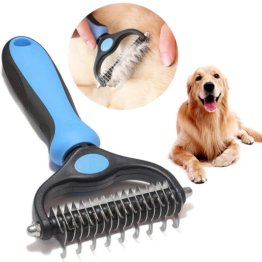 Pets Fur Knot Cutter Dog Pet Deshedding Tools Pet Cat Hair Removal Comb Brushes Dogs Grooming Shedding Supplies