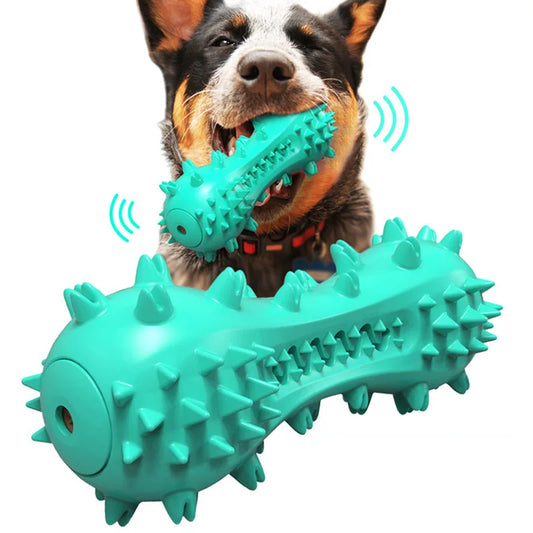 Pet Dog Toy Interactive Phonation dumbbell for Small Large Dogs Puppy Cat Chewing Toys Pet Tooth Cleaning Indestructible Article